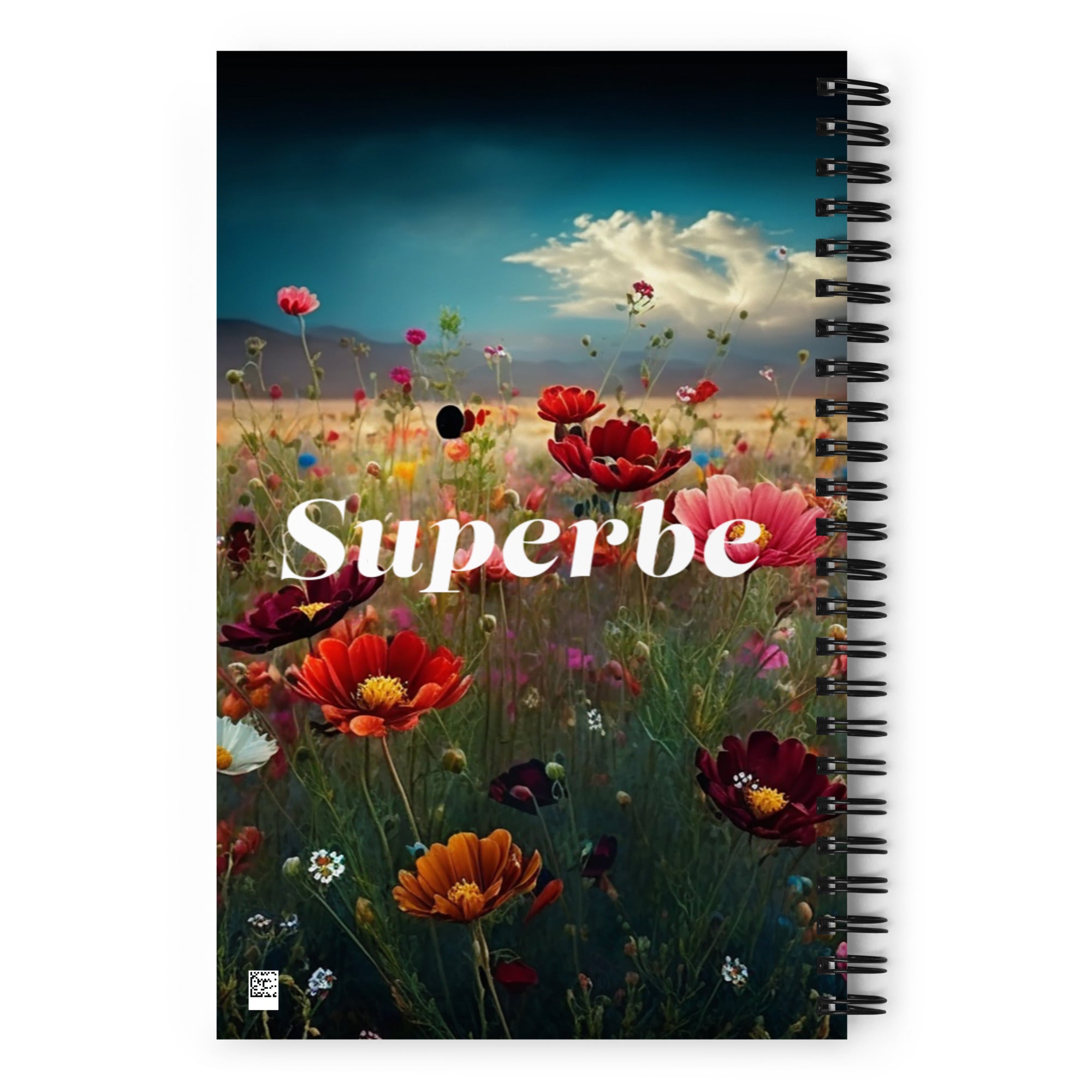Floral Spiral notebook